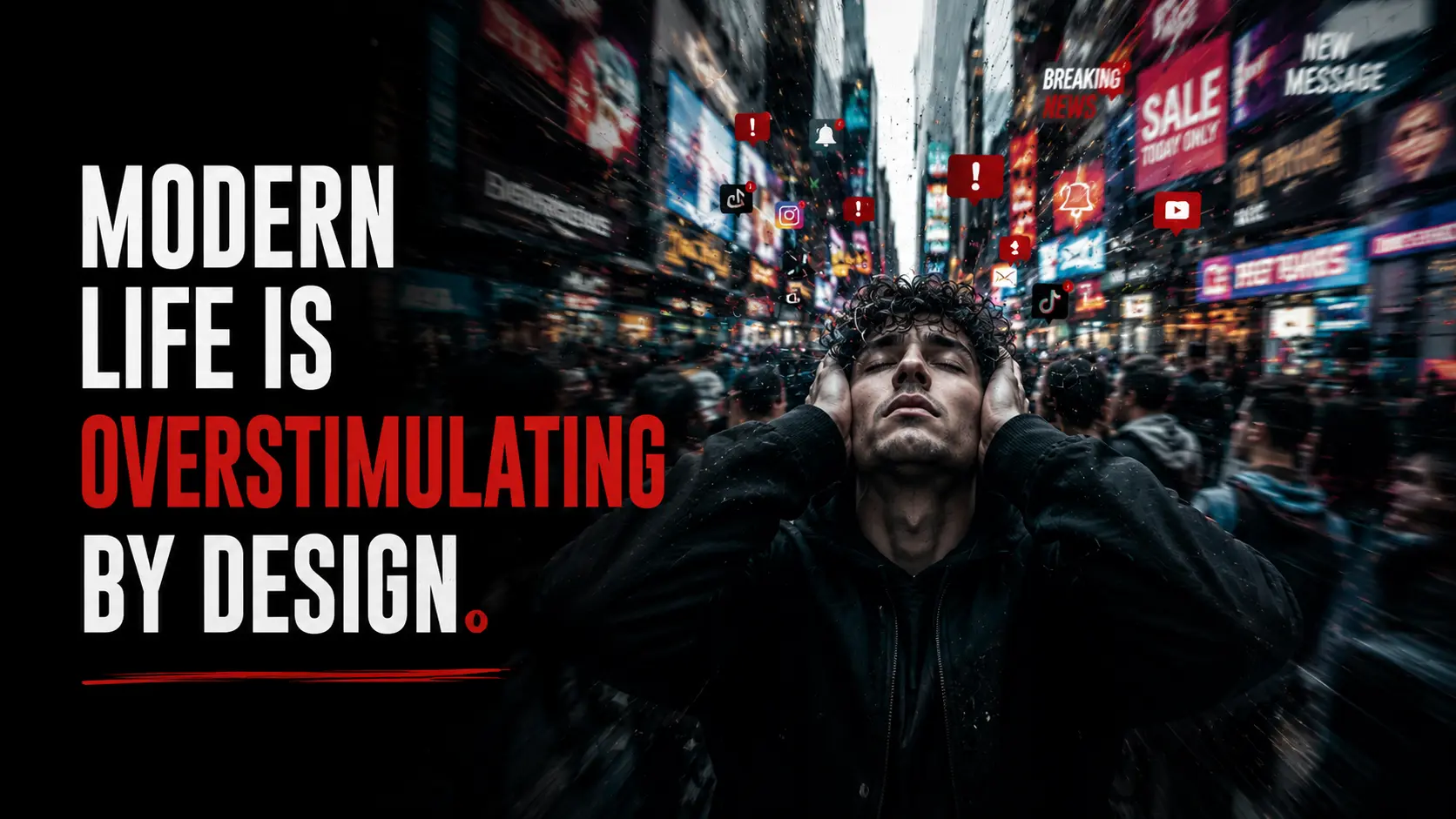 Modern Life Is Overstimulating By Design