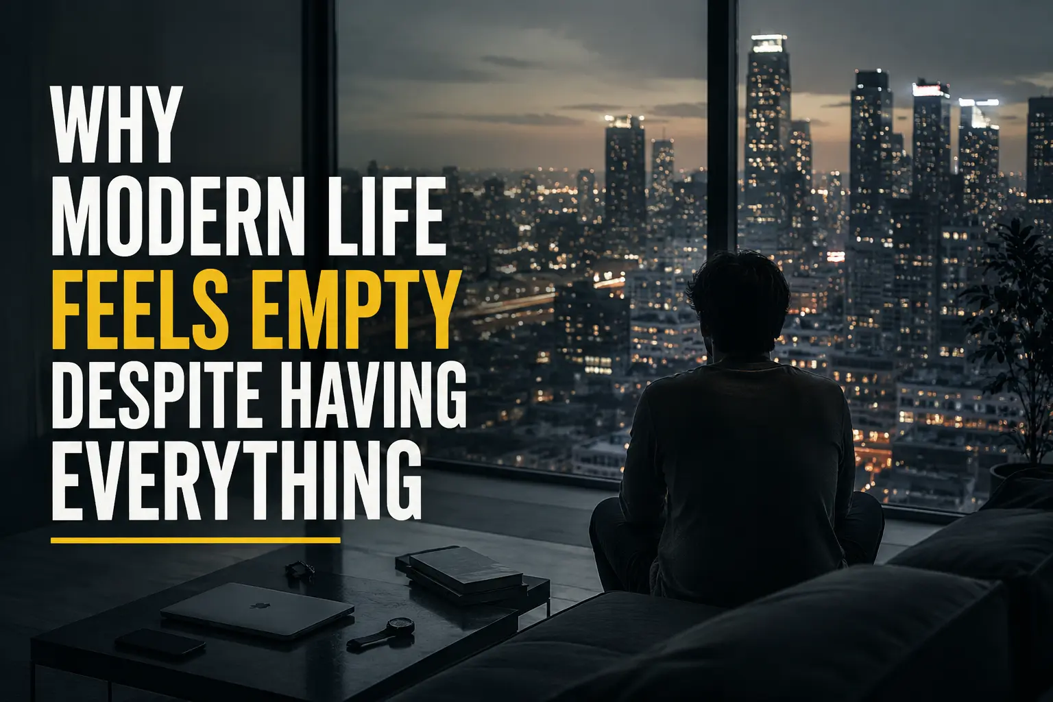 Why Modern Life Feels Empty Despite Having Everything